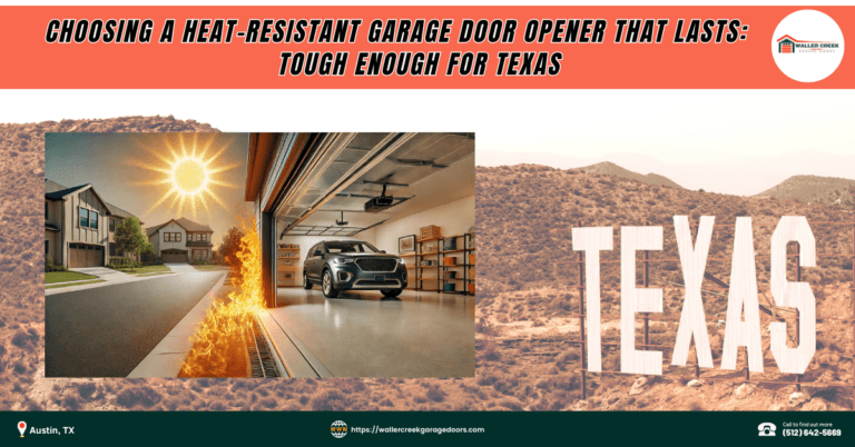 Choosing a Heat-Resistant Garage Door Opener That Lasts: Tough Enough for Texas 1 Waller Creek Garage Doors