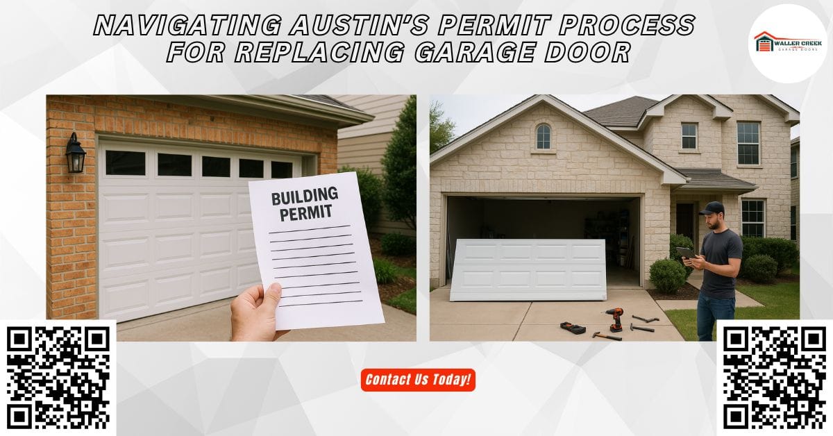 Tips & Guides 13 Navigating Austin’s Permit Process for Replacing Garage Door - Waller Creek Garage Doors