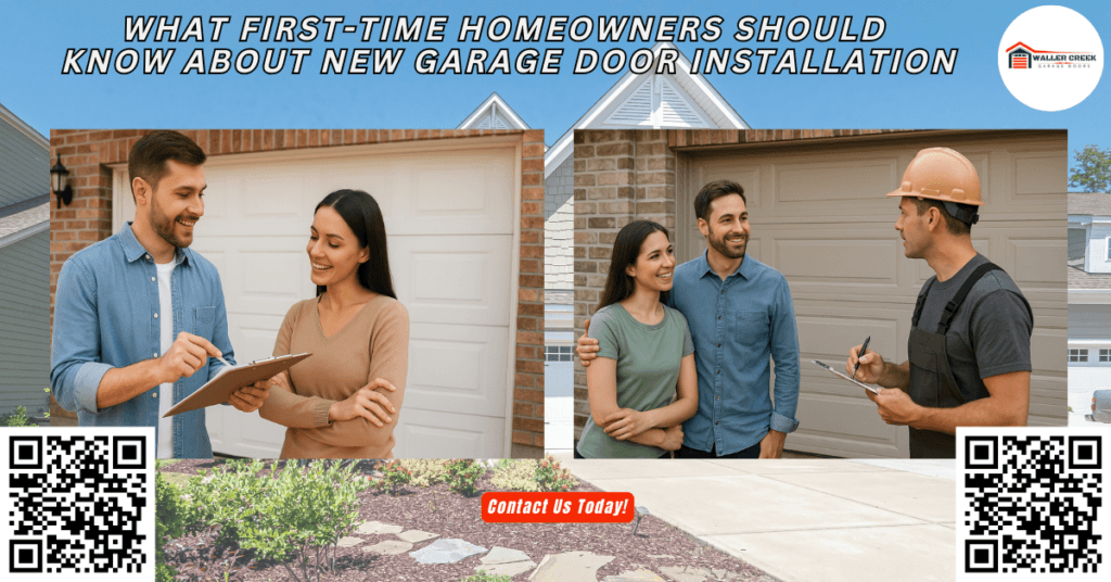 What First-Time Homeowners Should Know About New Garage Door Installation 1 What First-Time Homeowners Should Know About New Garage Door Installation