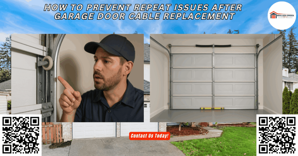 How to Prevent Repeat Issues After Garage Door Cable Replacement 2 How to Prevent Repeat Issues After Garage Door Cable Replacement - Waller Creek Garage Doors