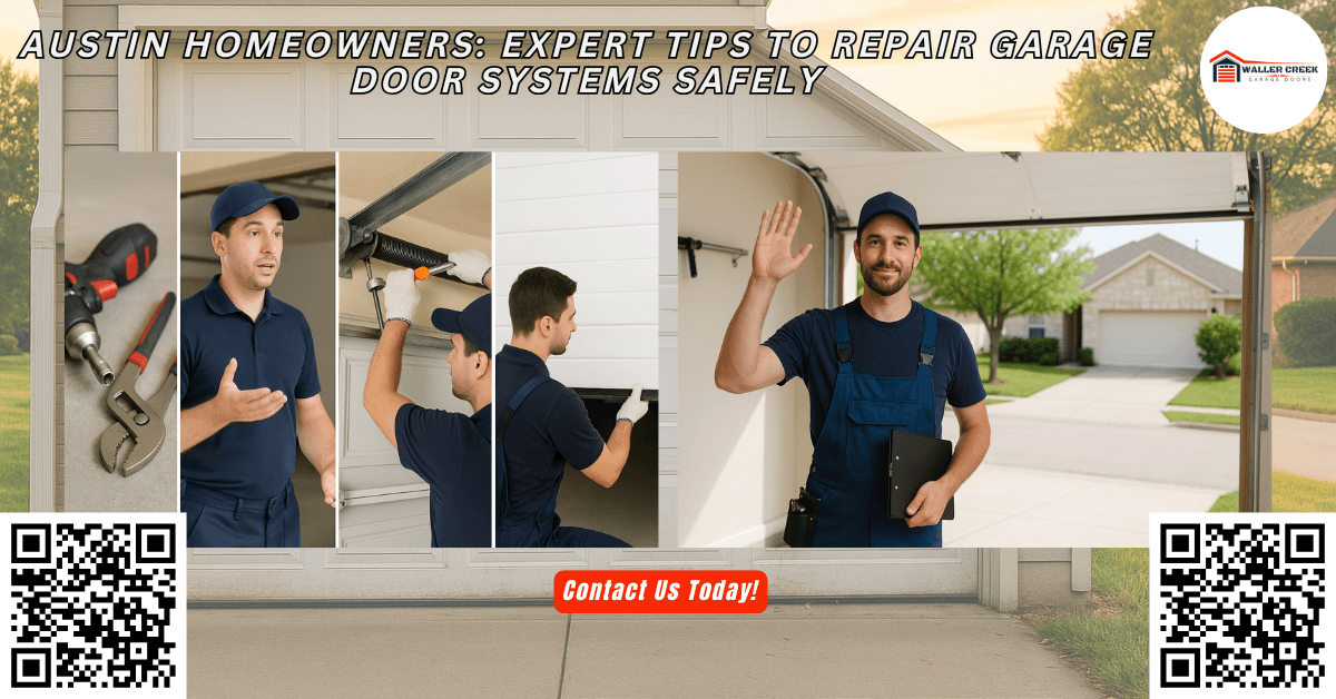 Tips & Guides 3 Austin Homeowners: Expert Tips to Repair Garage Door Systems Safely - Waller Creek Garage Doors