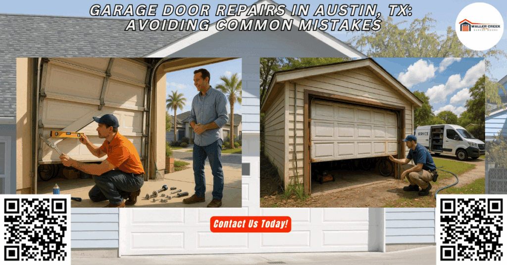 Garage Door Repairs in Austin, TX: Avoiding Common Mistakes 1 Garage Door Repairs in Austin, TX: Avoiding Common Mistakes - Waller Creek Garage Doors