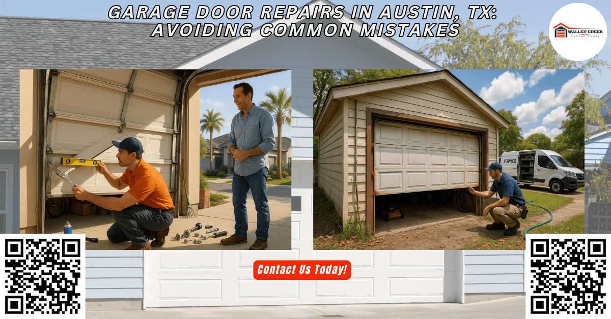 Tips & Guides 2 Garage Door Repairs in Austin, TX: Avoiding Common Mistakes - Waller Creek Garage Doors