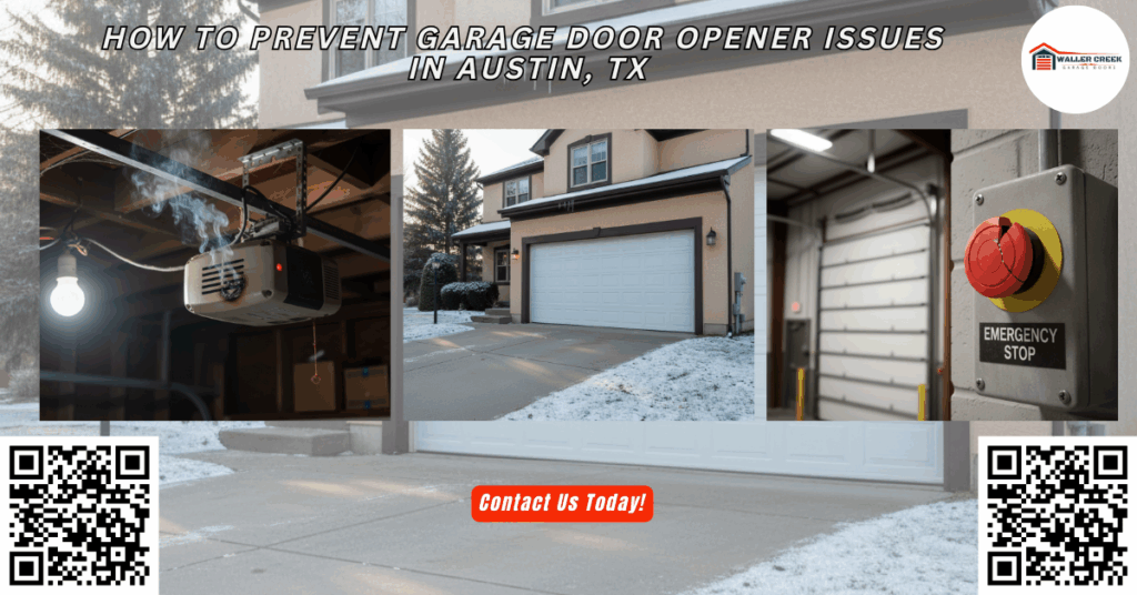 How to Prevent Garage Door Opener Issues in Austin, TX - Waller Creek Garage Doors