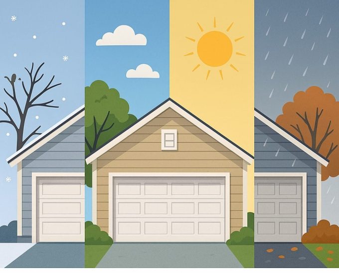 different weathers in connecticut insulated garage door under different weather